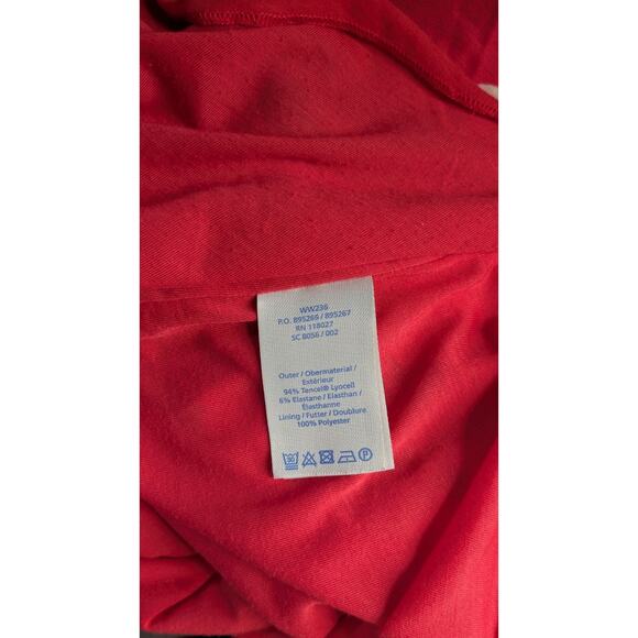 BODEN Terese Jersey Midi Dress in Poppy Red Oriental Paradise US 12L - Picture 7 of 9